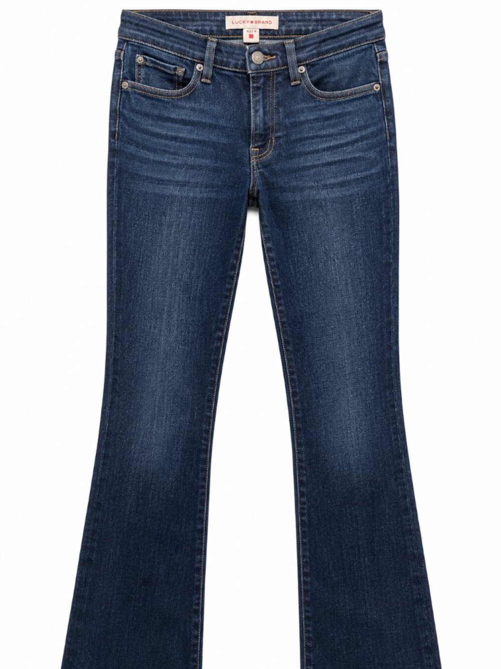 Lucky Brand Sweet Mid Rise Boot Jeans Womens 4/27R Dark Wash Stretch Bootcut